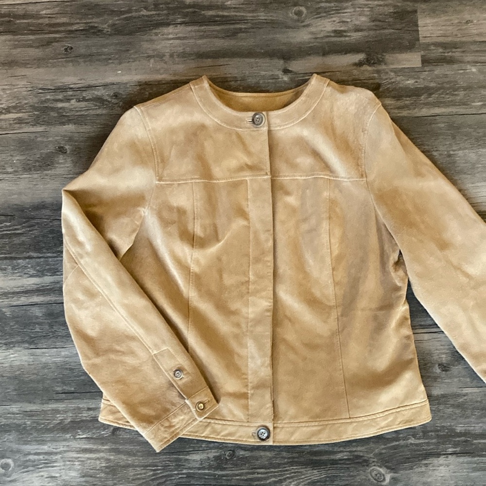 Marshall Fields suede leather jacket. Size 16